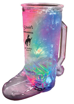 Set of 4  - Light up Cowboy Boot Mugs main image